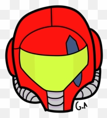 Samus Helmet By Gadominguez - Clip Art png