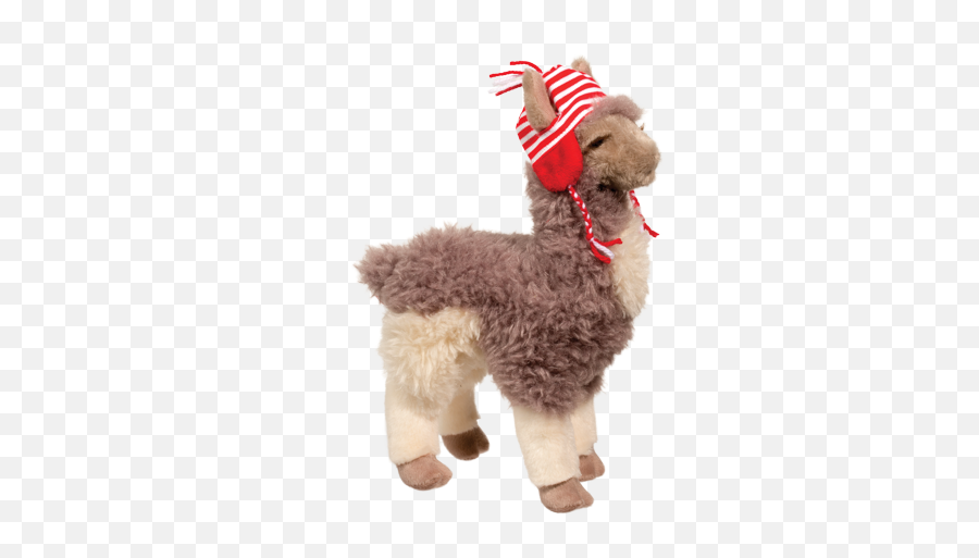 Douglas Zephyr Taupe Llama With Hat U2013 The Animal Kingdom - Zephyr Llama Png,Llama Transparent