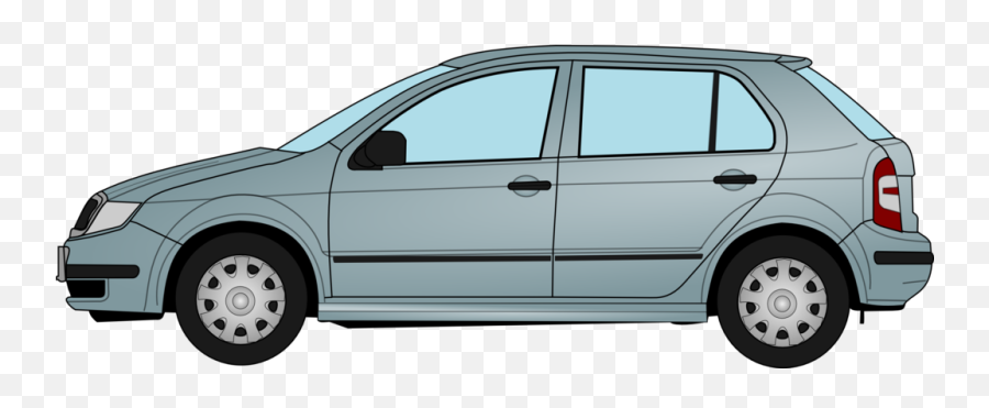 Skoda Fabia Profile Drawing - Palio Preto Com Faixas Png,Car Drawing Png