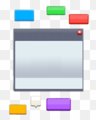 Clash Royale Blank Box And Option Buttons Updated Ver - Horizontal png