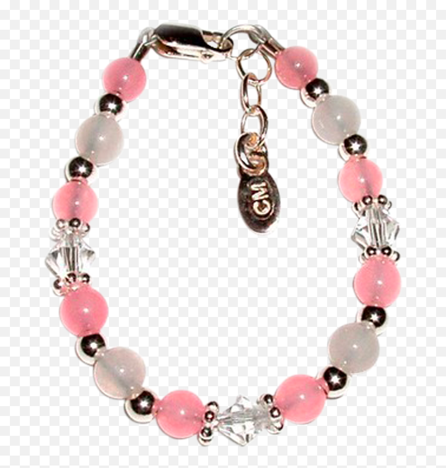New Arrival Baby Bracelet Pink With Crystals - Solid Png,New Arrival Png