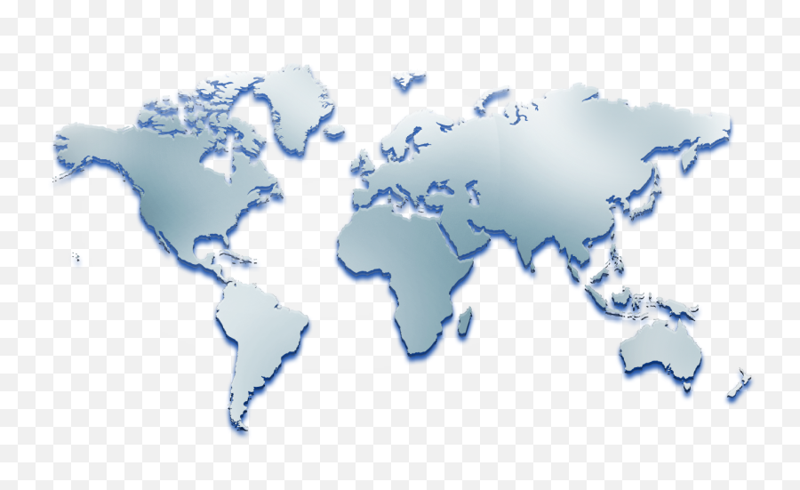 Full Size Png Image - Simple Maps Of The World,World Map Png Transparent Background
