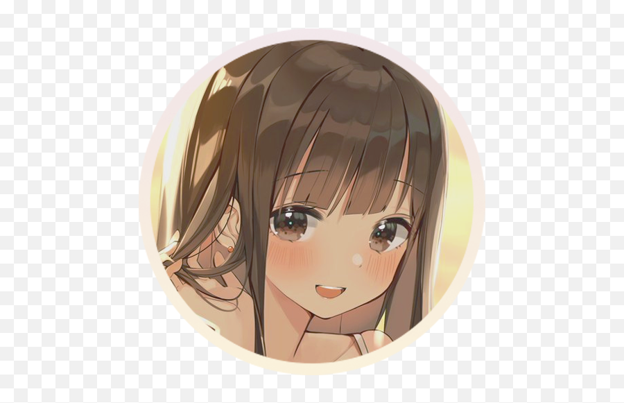 Cute Anime Pics - Happy Png,Aesthetic Anime Girl Icon - free transparent  png images 