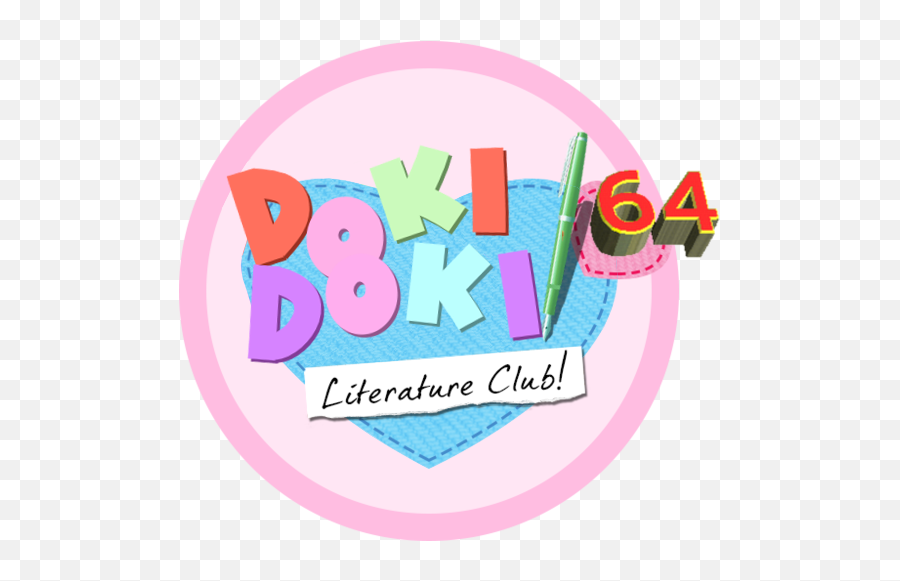 Doki Literature Club Logo Edit Png - Doki Doki Literature Club Icon Png,Doki Doki Literature Club Logo Png