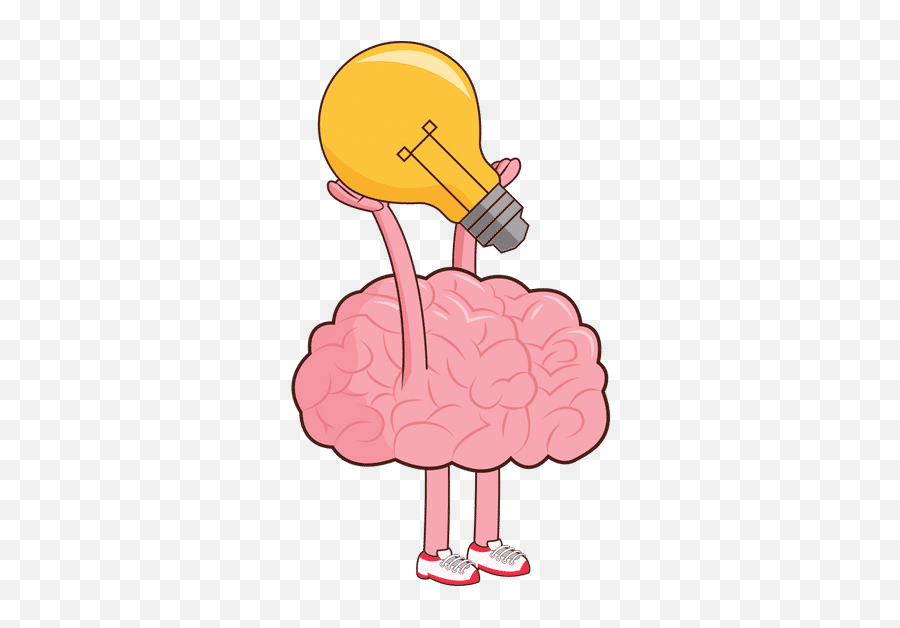 Human Brain - Incandescent Light Bulb Png,Brain Lightbulb Icon