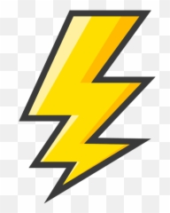 Lightning Bolt Transparent Png 1 - Relampago
