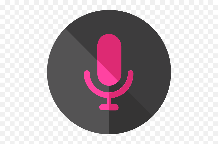 Sound Microphone Radio Technology - Voice Recorder Round Icon Png,Music Recording Icon