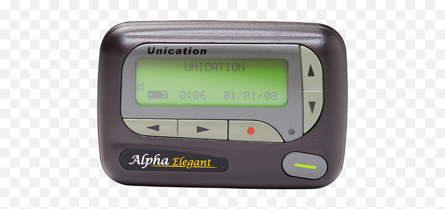 Unication Alpha Elegant Alphanumeric - Pager Png,Paging Icon