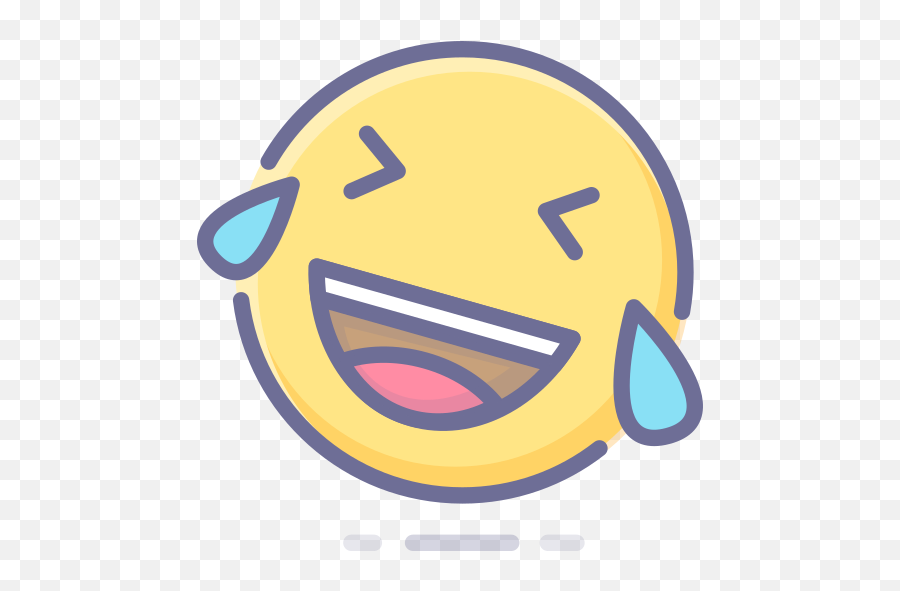 Face Joy Of Tears With Emoticon - Icone Joie Png,Emoticon Png