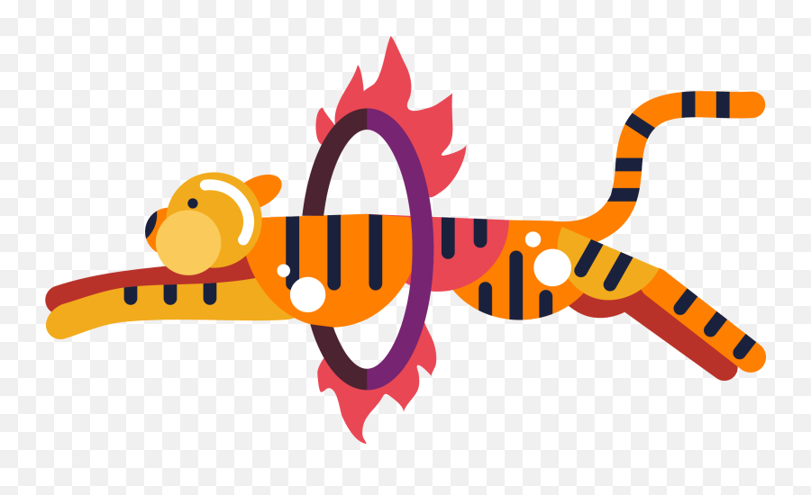 Tiger Snail Jump Circus Icon - Circus Clipart Tiger Gif Png,Circus Icon