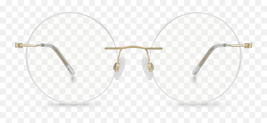 Madden Gold Golden Round Glasses - Silver Png,Madden Png