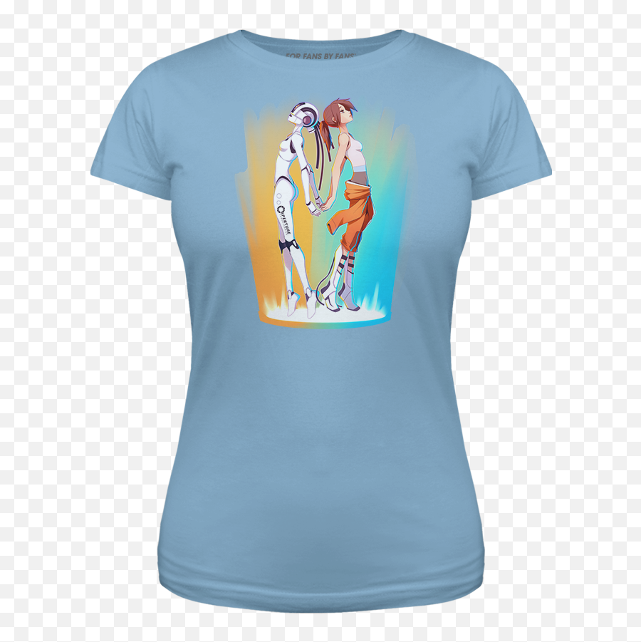 Chell And Glados - My Little Pony Shirt Transparent Background Png,Glados Png