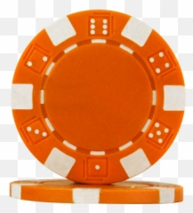 Poker Chips Dice Orange - Poker Chips Png,Poker Png