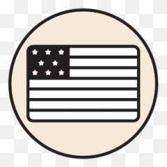 105u201d Square Sided Entrée Plate U2013 Jono Pandolfi Designs - Dot Png,Black And White American Flag Icon