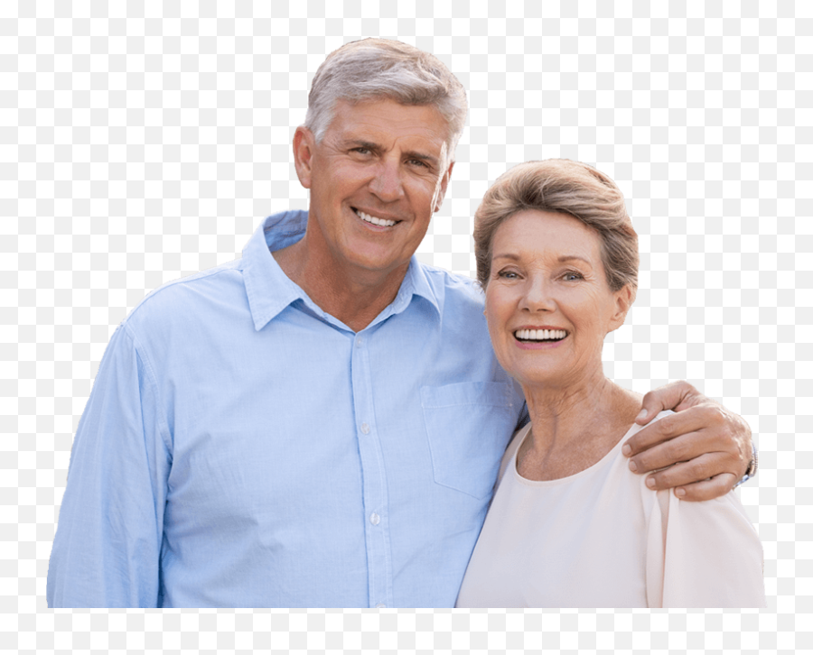 House Now - Old Couple Png,Smiles Png