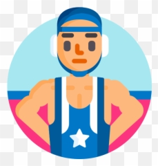 Wrestling Sport Sports Free Icon - IconIconscom Sleeveless png
