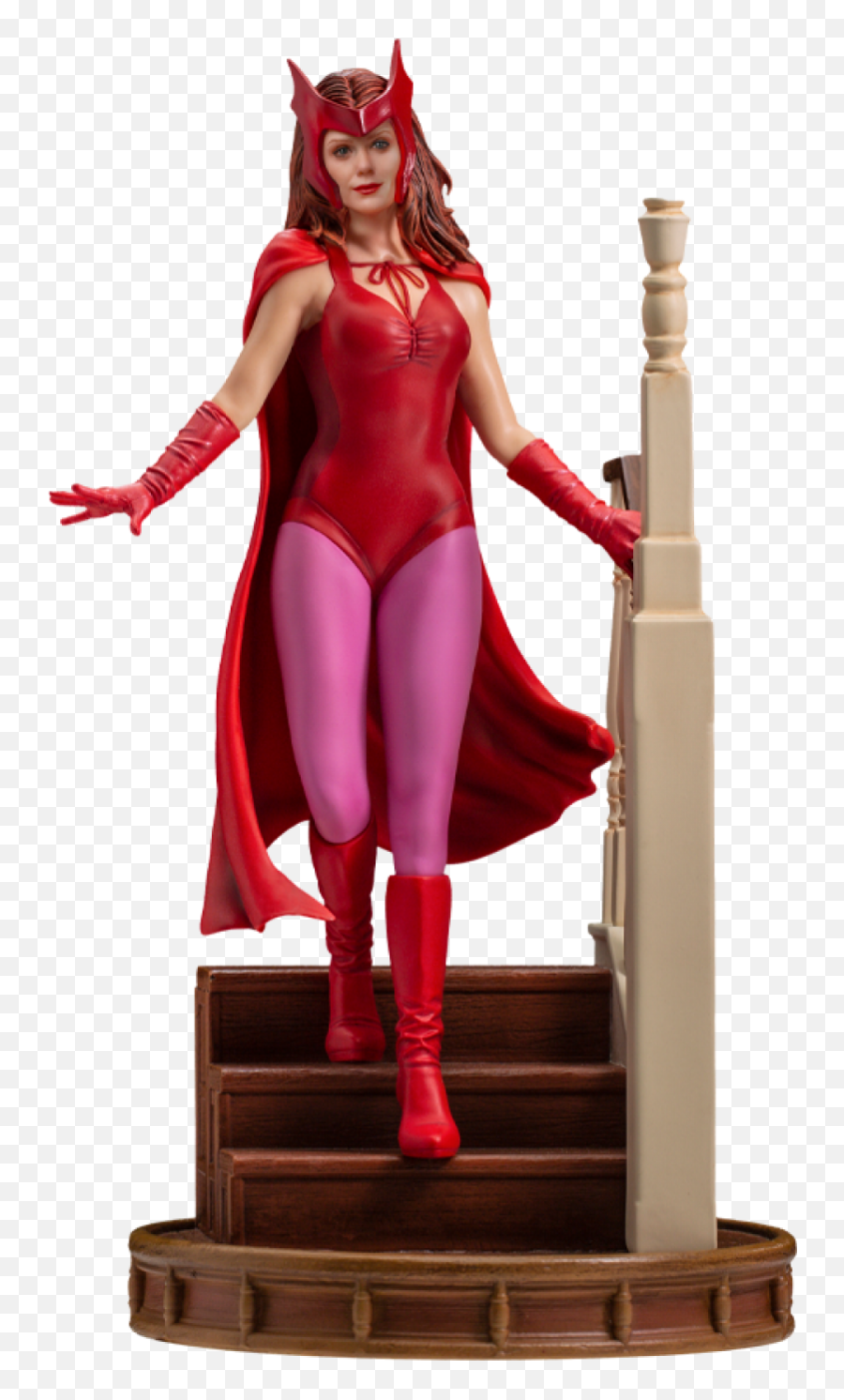 Wanda Halloween Version 110 Scale Statue By Iron Studios - Wandavision Halloween Png,Wwe Icon Statue