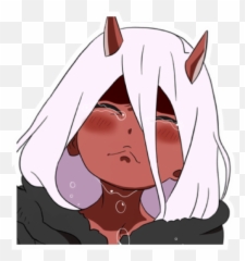 Sticker Maker - Zero Two Demon Png