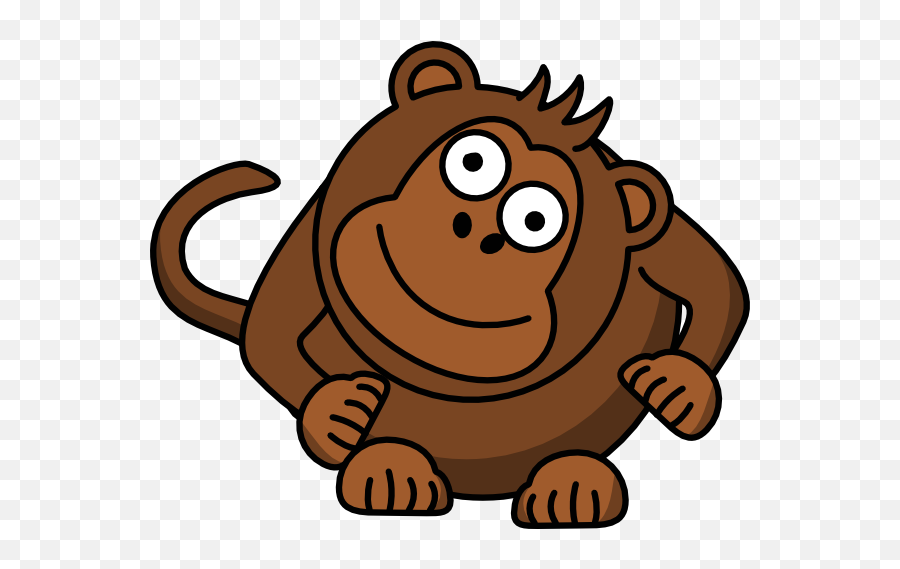 Gambar Smile Monyet Kartun - Clipart Best Cartoon Monkey Clipart Png,Icon Monkey Smile