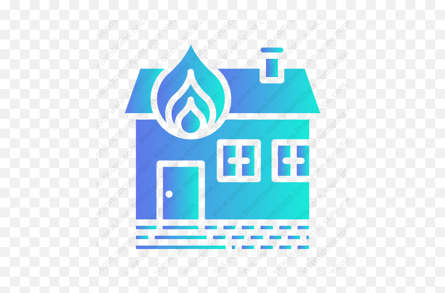 Download House Fire Vector Icon Inventicons - Vertical Png,Pyro Icon