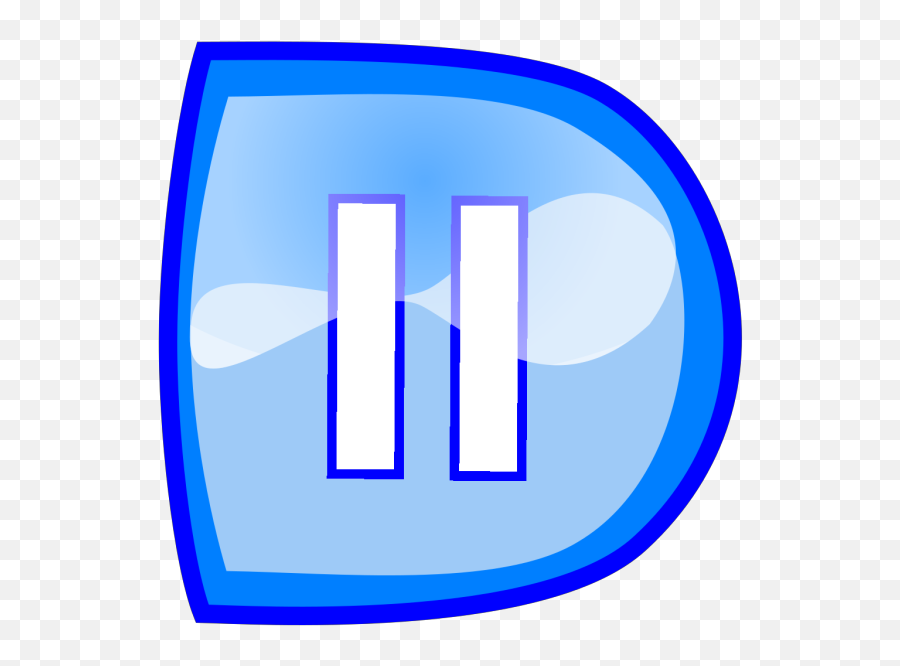 Blue Pause Button Png Svg Clip Art For Web - Download Clip,Suspend Icon