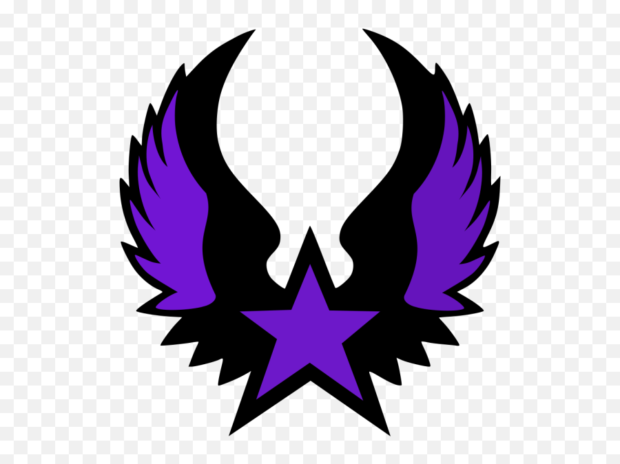 Blue Star With 5 Gold And Wings Png Svg Clip Art For League Icon