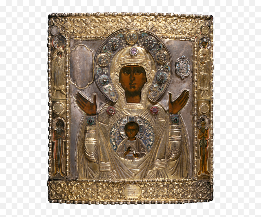 The Icon Of Our Lady Sign Png Mother God