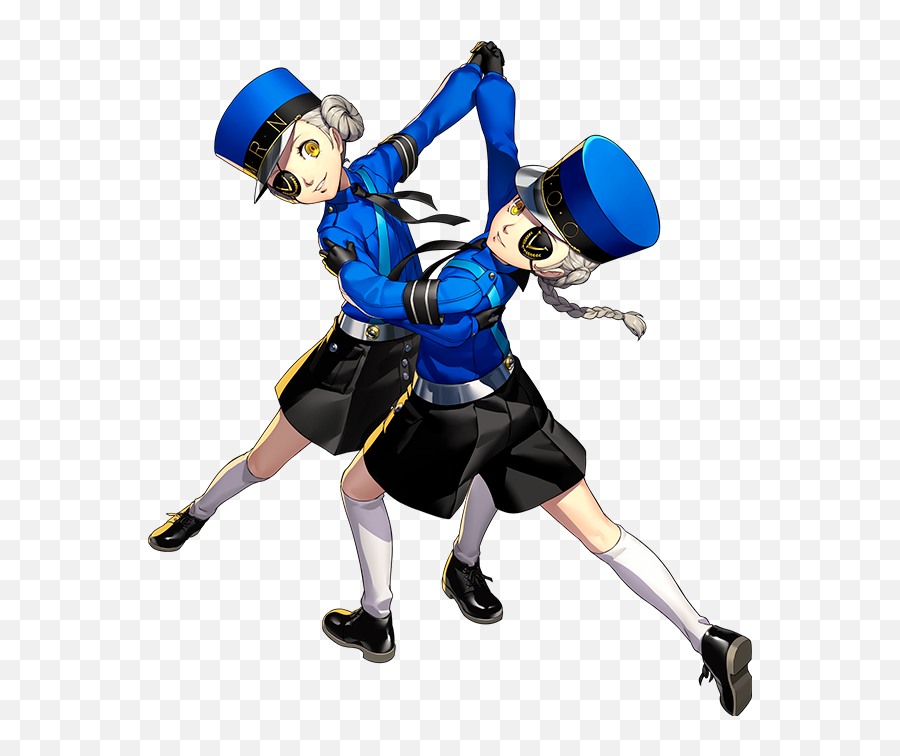 Persona5 P5 Persona Twins Caroline Justine Velvetroom - Persona 5 Dancing Caroline And Justine Png,Twins Png