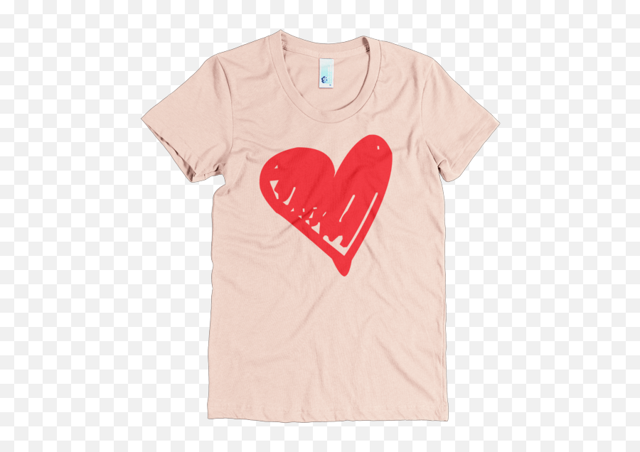 Beyoutees Scribble Heart Graphic Tee - Heart Png,Scribble Heart Png