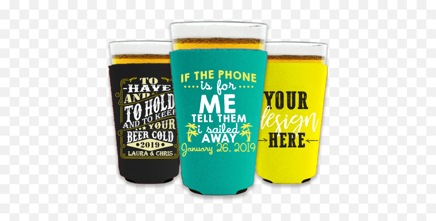 Neoprene Pint Glass - Customize It Pint Glass Png,Beer Glass Png