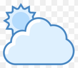 Partly Cloudy Day Icon - Free Download PNG and Vector Png Cold Weather
