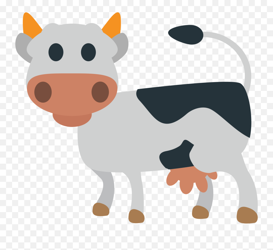 Clipart Cow Emoji Picture - Clip Art Png,Cow Emoji Png