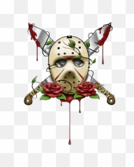 Horror Clipart Casper - Jason Voorhees Tattoo Png,Casper Png