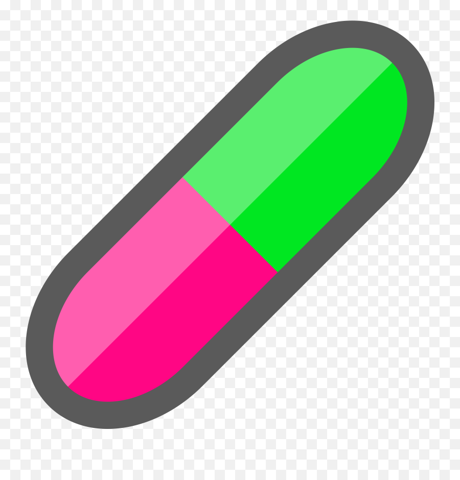 Pills Clipart Pink Pill Transparent Free - Vitamin Pill Clip Art Png,Pills Png