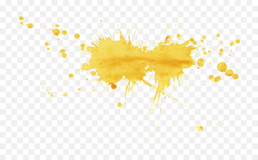 Yellow Paint Streak Png 3 Image - Background Watercolor Splash Png Transparent,Paint Streak Png