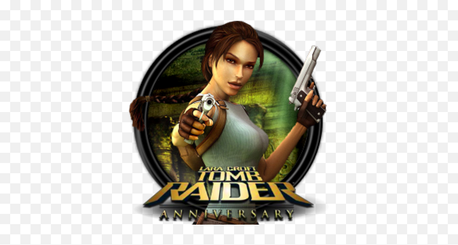 Free Tomb - Raideraniversary Psd Vector Graphic Vectorhqcom Tomb Raider Anniversary Icon Png,Tomb Raider Png