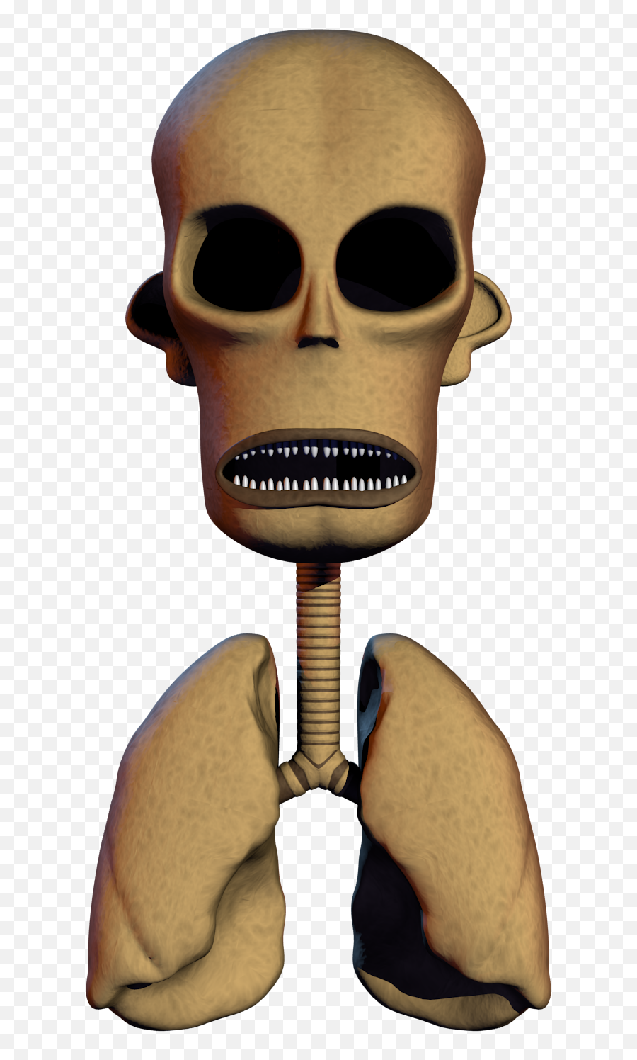 Download Jokebone Lungs - Scraptrap Bone Lungs Full Size Scraptrap Skeleton Png,Lungs Png