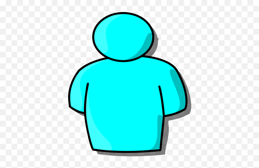 Light Blue Person Png Svg Clip Art For Web - Download Clip Human Symbol Outline,Person Clipart Png