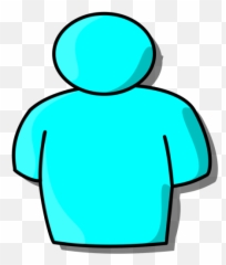 Light Blue Person Png Svg Clip Art For Web - Download Human Symbol Outline