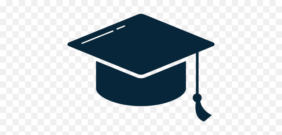 Graduation Hat Flat Icon - Degree Cap Vector Png,Graduation Cap Transparent