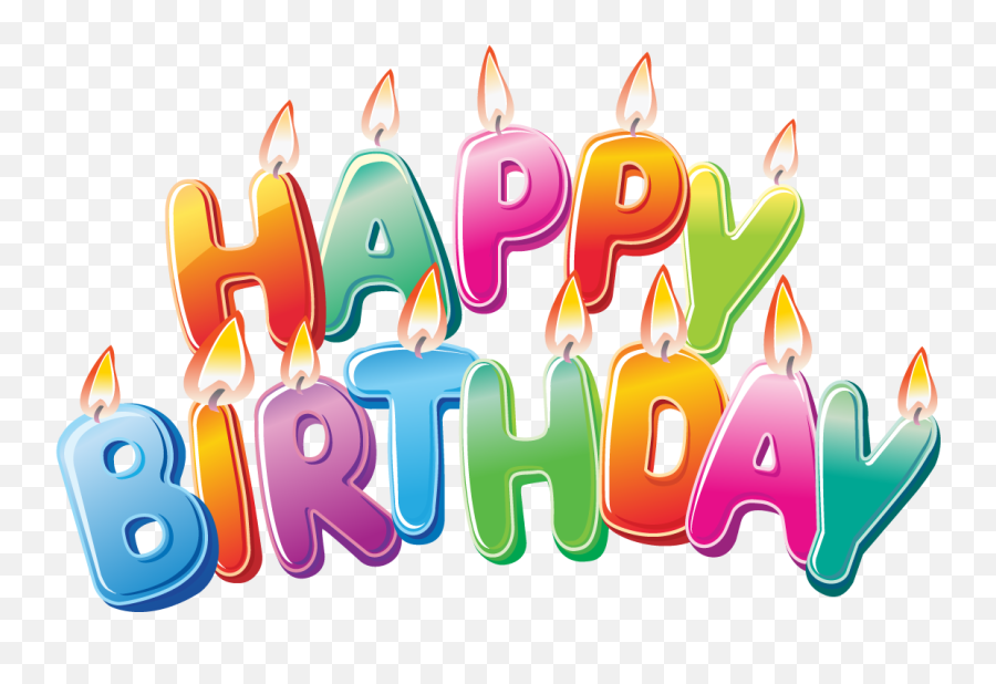 Birthday Cake Cupcake Clip Art - Happy Birthday Cake Png Hd Happy Birthday Candles Png,Happy Birthday Cake Png