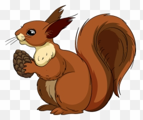 Squirrel Clipart - Eurasian Red Squirrel Png,Squirrel Transparent