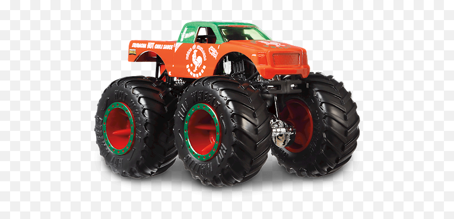 Sriracha In Red Hot Wheels Monster Trucks 2019 Car - Hot Wheels Png,Monster Truck Png