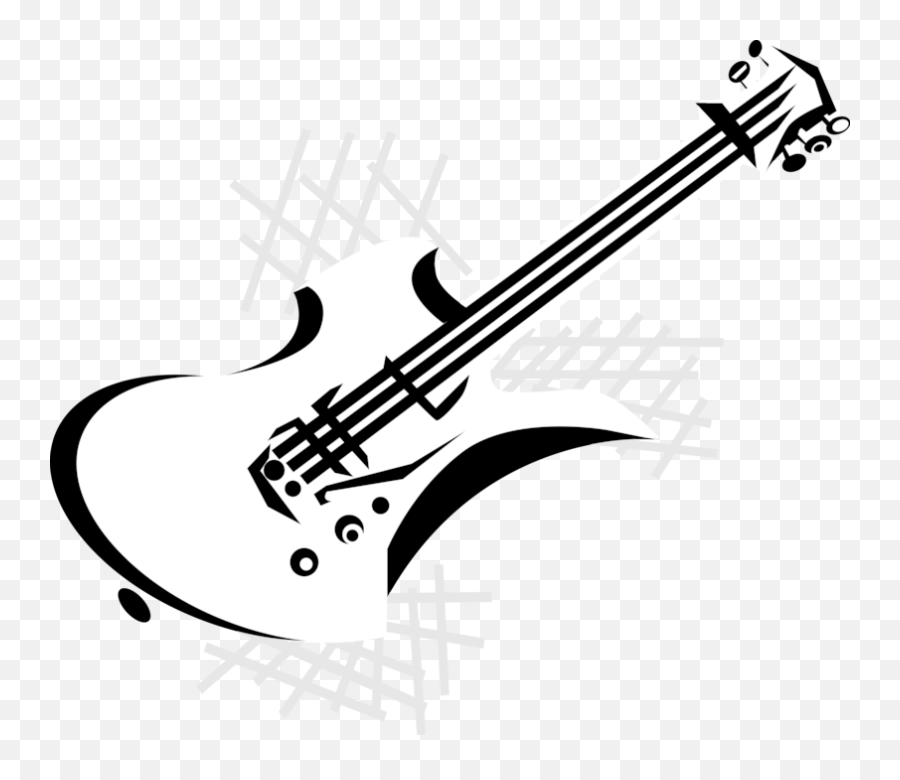 Electric Guitar Royalty Free Vector Clip Art Illustration - Guitarra Vetor Png,Guitar Vector Png