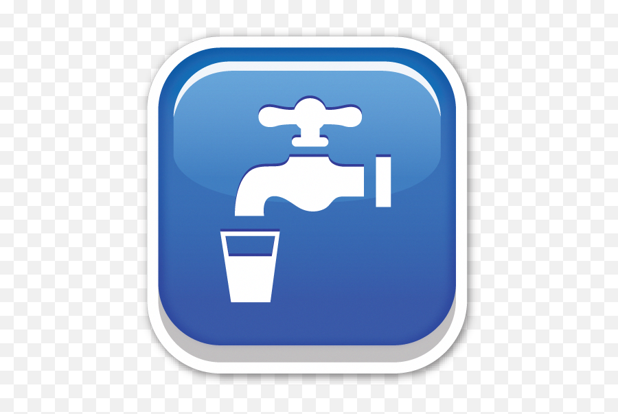 Emoji Stickers - Potable Water Symbol Png,Water Emoji Png