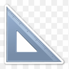 Triangular Ruler Emojis Emoticonos Pegatinas - Png Transparent