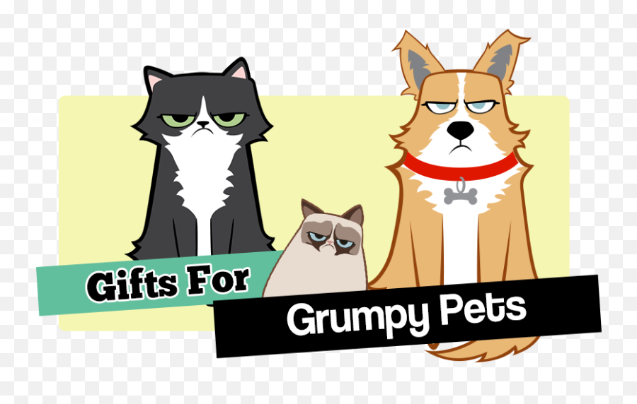 Grumpy Cat Face Png - Gifts For Pets Cartoon 4465932 Cartoon,Grumpy Png