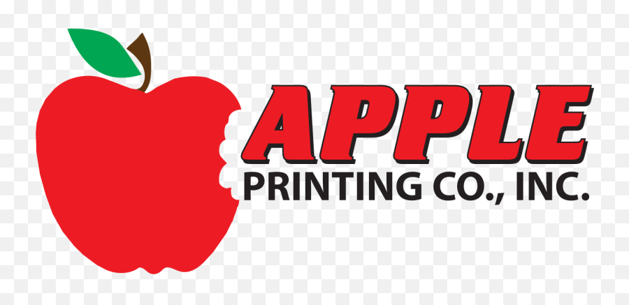 Printing Service - Hammonton Nj Apple Printing Co Graphic Design Png,Apple Inc Logo