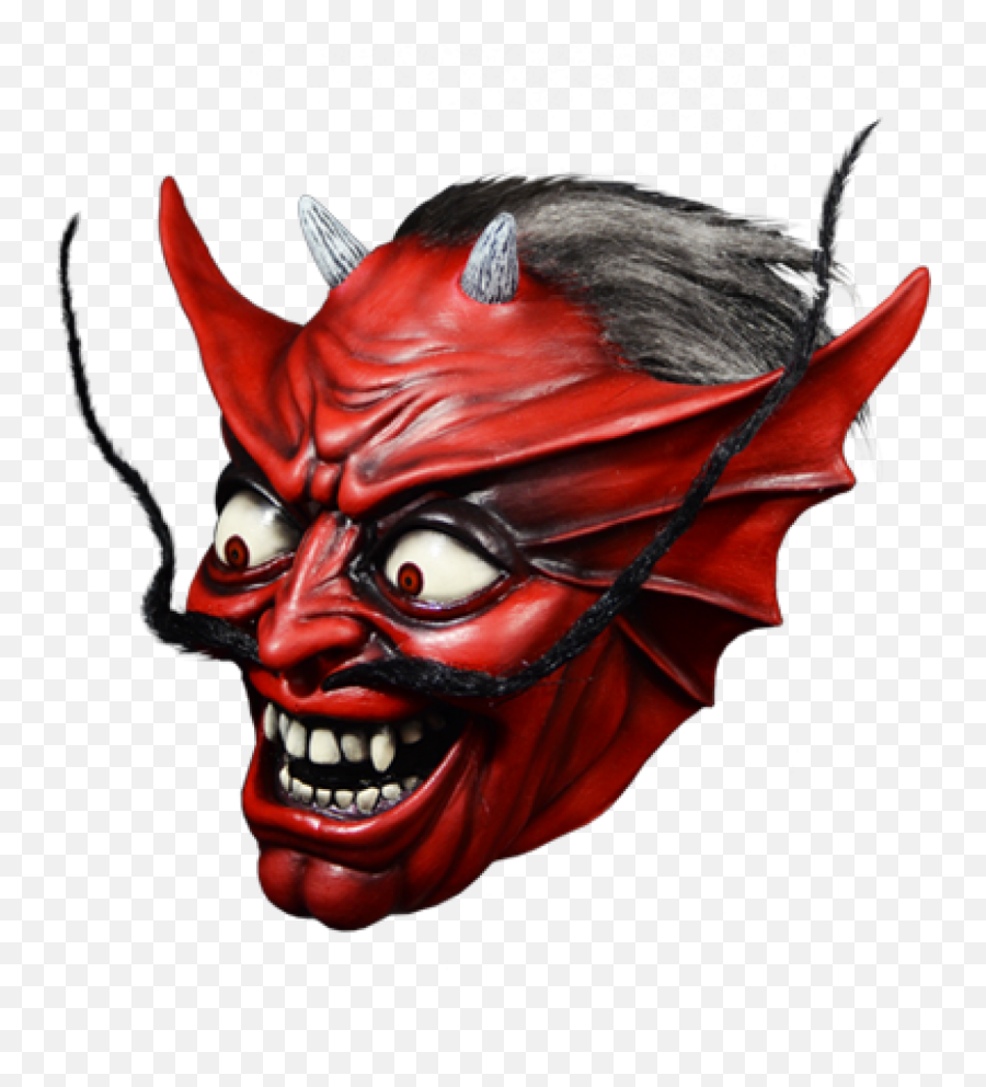 Oni Mask Transparent Background - Iron Maiden Devil Mask Png,Oni Mask Png