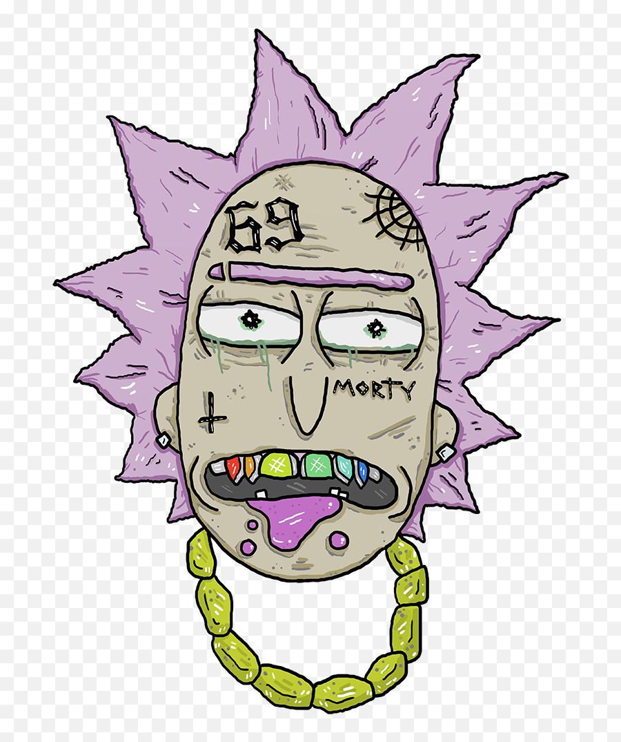 Lean Sánchez Lámina Clipart - Rick And Morty Wallpaper Supreme Png,Lean Png